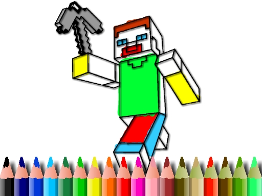 BTS Minecraft Coloring